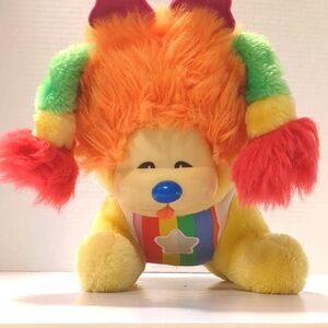 Rainbow Orange and Red Stuffed Animal Plush